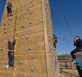 Outdoor Climbing Wall